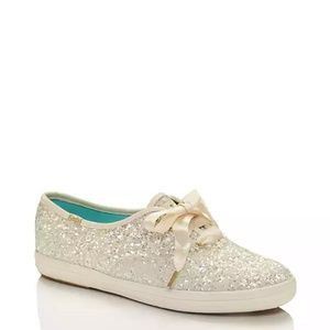 keds x kate spade new york glitter sneakers